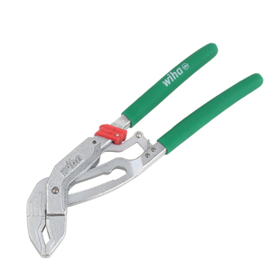 德国wiha威汉自动水泵钳7寸大开口活动管钳扳手单手多功能镀铬