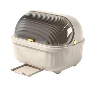 品喻碗筷收纳盒碗柜可沥水碗架带盖碗筷餐具置物架