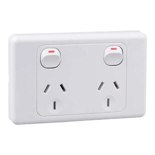 澳标澳规SAA认证两开六孔15A澳大利亚新西兰澳洲墙壁开关插座面板