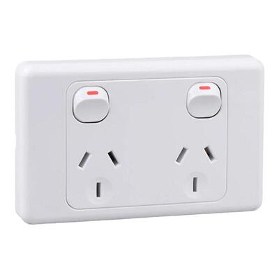 澳标澳规SAA认证两开六孔15A澳大利亚新西兰澳洲墙壁开关插座面板