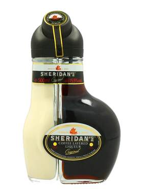 欧洲直邮Sheridan's双利口酒15.5%爱尔兰进口洋酒口味悠长500ml