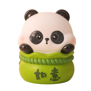 可爱熊猫存钱罐2026新款儿童男女孩大容量成人只进不出防摔储蓄罐