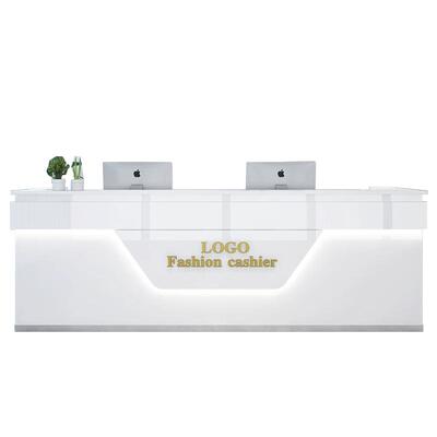 曼鹿简约现代收银台吧台