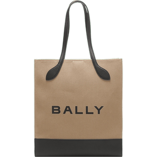 【自营】Bally巴利 女士帆布包托特包手提单肩包 BAR KEEP ON NS