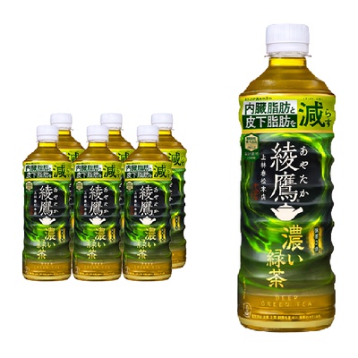 进口可口可乐绫鹰浓味绿茶饮料