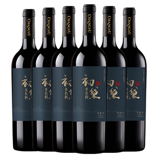 张裕多名利新疆天山产区初黛赤霞珠干红葡萄酒官方旗舰店正品整箱