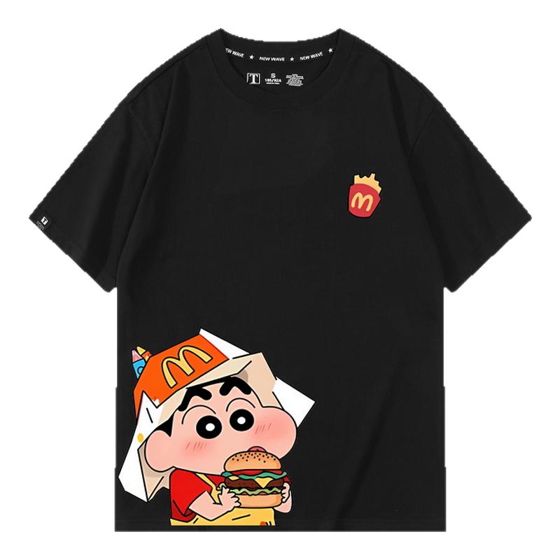 休闲宽松纯棉情侣短袖