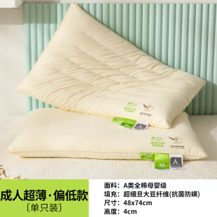 新款 A类母婴f幼儿园午睡低枕头枕芯小号儿童宝宝婴儿小学生入园款