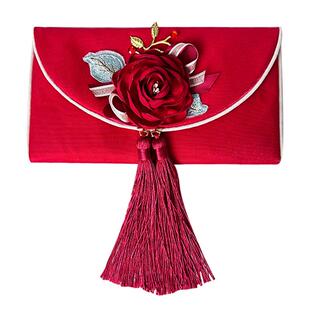 结婚万元红包大号敬茶改口费专用布艺高档利是封大红包袋彩礼钱袋