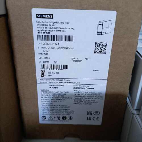 议价3SK1121-1CB44西门子继电器全新原装正品现货