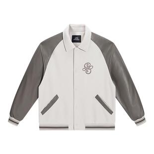 太平鸟男装 休闲夹克时尚经典茄克衫翻领外套男潮流插肩袖夹克男