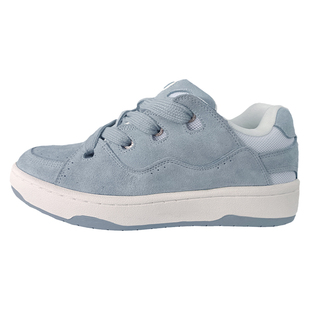 顽刻ollieskate冷粘面包鞋冰蓝色复古BAKE低帮秋冬男女专业滑板鞋