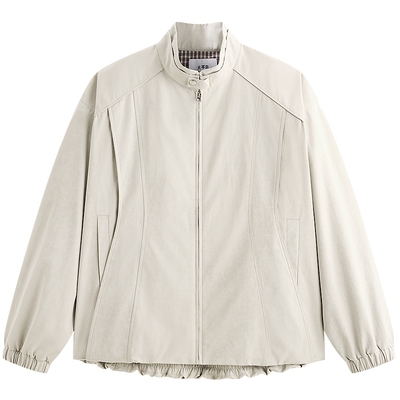 【商场同款】太平鸟男装夹克26春季新款宽松立领外套 B2BCG111P