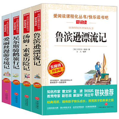 鲁冰逊漂流记六年级下册全套4册