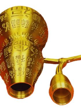 百福黄铜葫芦乔迁送礼摆件