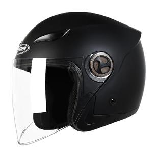 野马3C认证电动摩托车特大号头盔大头围男女加大码安全盔4xl半盔