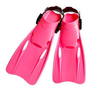 wave儿童男女潜水蛙鞋浮潜自由泳专用青少年训练脚蹼装备初学者