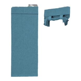 防晒素色黏贴法式门帘隔热遮光客厅家居书房玻璃门窗遮挡帘成品窗