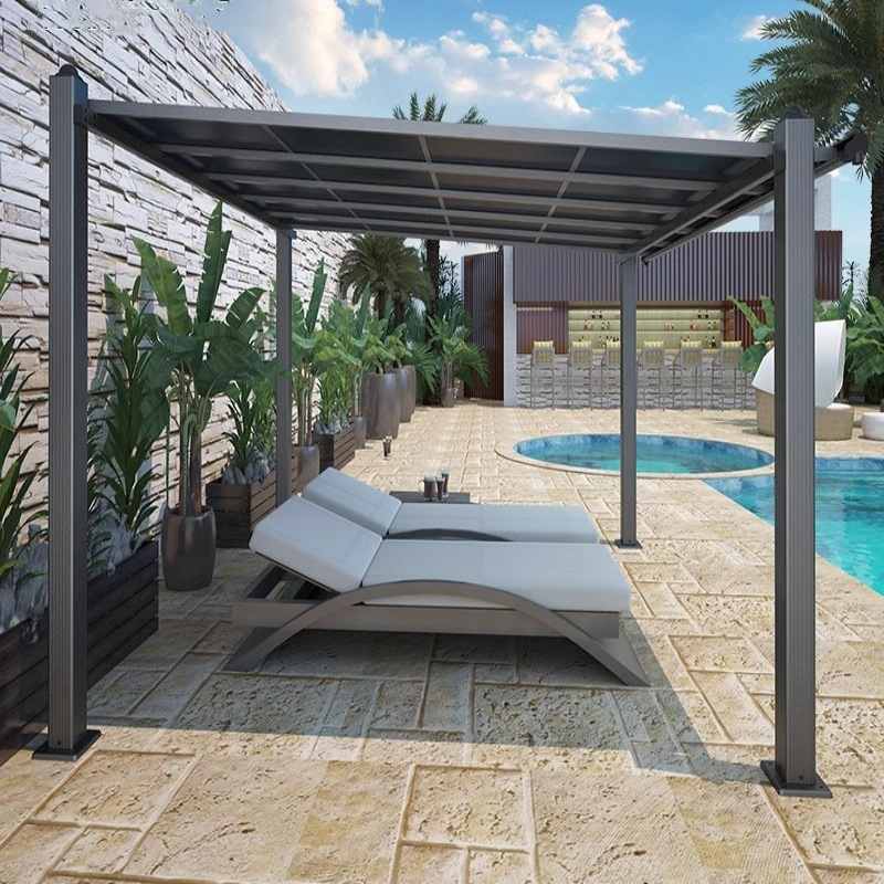 艾嘉户外凉亭秋千院子遮雨棚高低阳光蓬别墅庭院花园棚亭子棚罗马