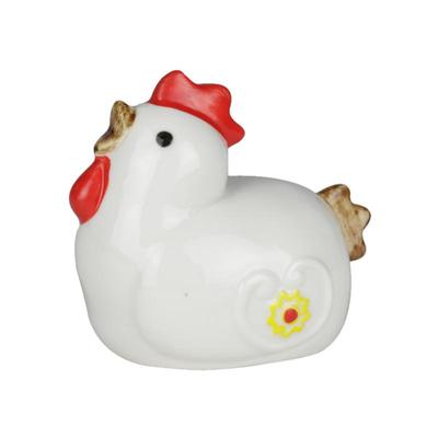 陶瓷鸡办公工艺品风水招财摆件