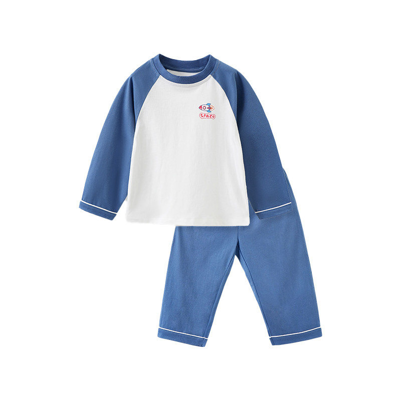 婴幼儿睡衣全棉春秋家居服两件套