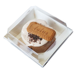 烘焙肉松小贝雪媚娘甜品切块瑞士毛巾蛋糕卷三明治外带打包装盒子