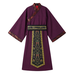 古装男装汉服唐装秦朝春秋战国三国大臣官服汉朝古代成人演出服装