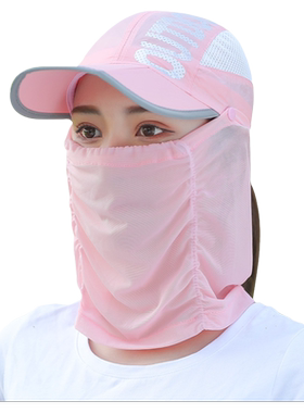 遮阳帽子女夏季户外骑车男太阳帽