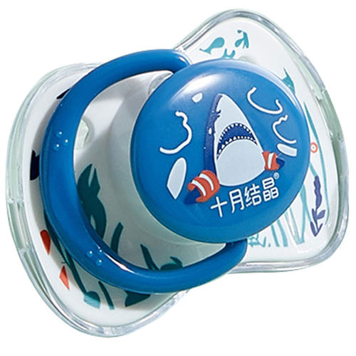 新生儿安抚奶嘴0-3-6个月到1岁以上宝宝日夜用超软硅胶圆扁头哄娃