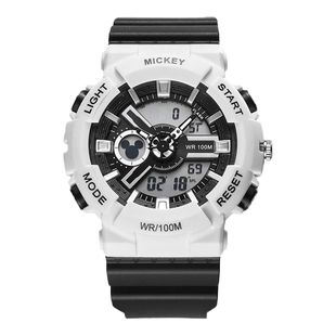 迪士尼青少年手表女学生黑武士初高中机械运动防水电子表女孩初中