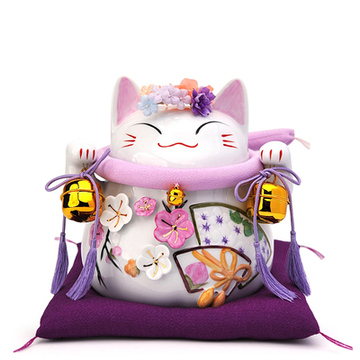 日本进口猫舍道乐堂本铺招财猫