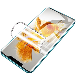 适用华为mate50pro钢化膜mete50水凝膜e系列rs保时捷手机膜mt全屏覆盖por新款全包meta全身胶保护软贴膜m防摔