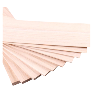 手工飞机木DIY轻木板桐木片航模制作材料沙盘建筑模型薄木片实木