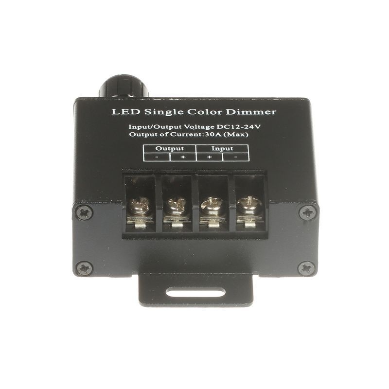 12V30a大功率手动旋钮调光开关灯条灯带单色控制器led灯带调光器