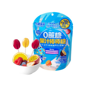 小鹿蓝蓝0蔗糖果汁棒棒糖210g
