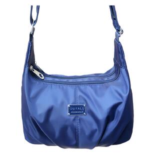 女包日韩新款斜挎休闲布包斜跨单肩包尼龙帆布包妈妈小包水饺包