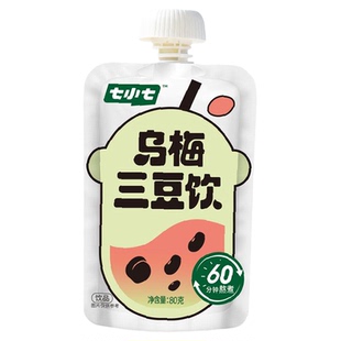 七小七乌梅三豆饮养养水健康好喝儿童饮品三伏天夏季解暑果汁饮料