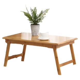 折叠桌楠竹炕桌家用实木榻榻米小茶几飘窗桌床上学习书桌电脑矮桌