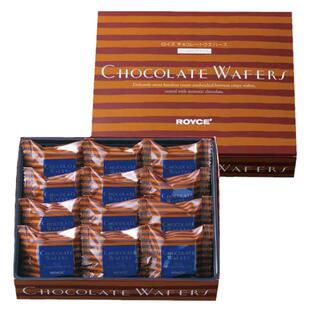 现货日本ROYCE若翼族巧克力威化饼干礼盒榛子提拉米苏网红甜零食