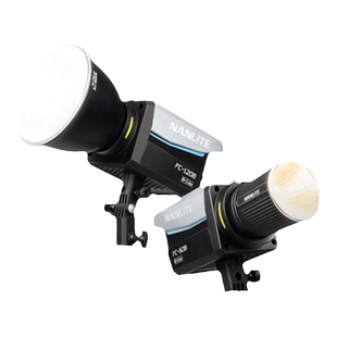 NANLITE南光FC60B/120B双色温LED补光灯可调色温常亮灯直播间灯光视频录制影棚拍摄灯摄影灯便携户外电池供电