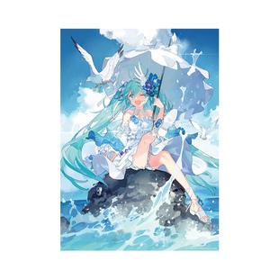 pic it拼图1000片初音未来动漫解压儿童男孩玩具礼物海浪中的节奏