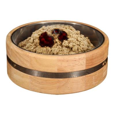 顶正圆形木制带盖隔灸宝