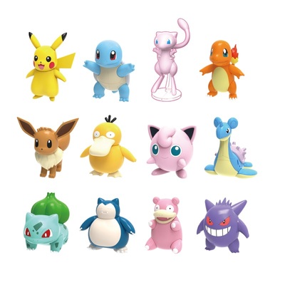 灵动创想新款宝可梦拼装公仔