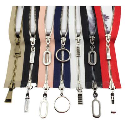 玉米牙双向开冬款羽绒服外套拉链