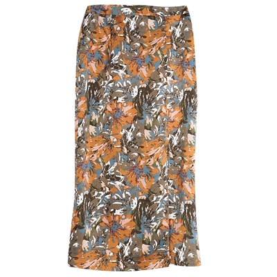 米思阳时尚气质碎花半身裙