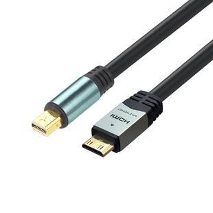 优特讯Mini DP转Mini HDMI线 主机笔记本显卡接电视便捷显示器线