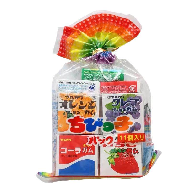 日本进口丸川10种杂锦儿童泡泡糖