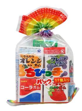 日本进口丸川10种杂锦儿童泡泡糖