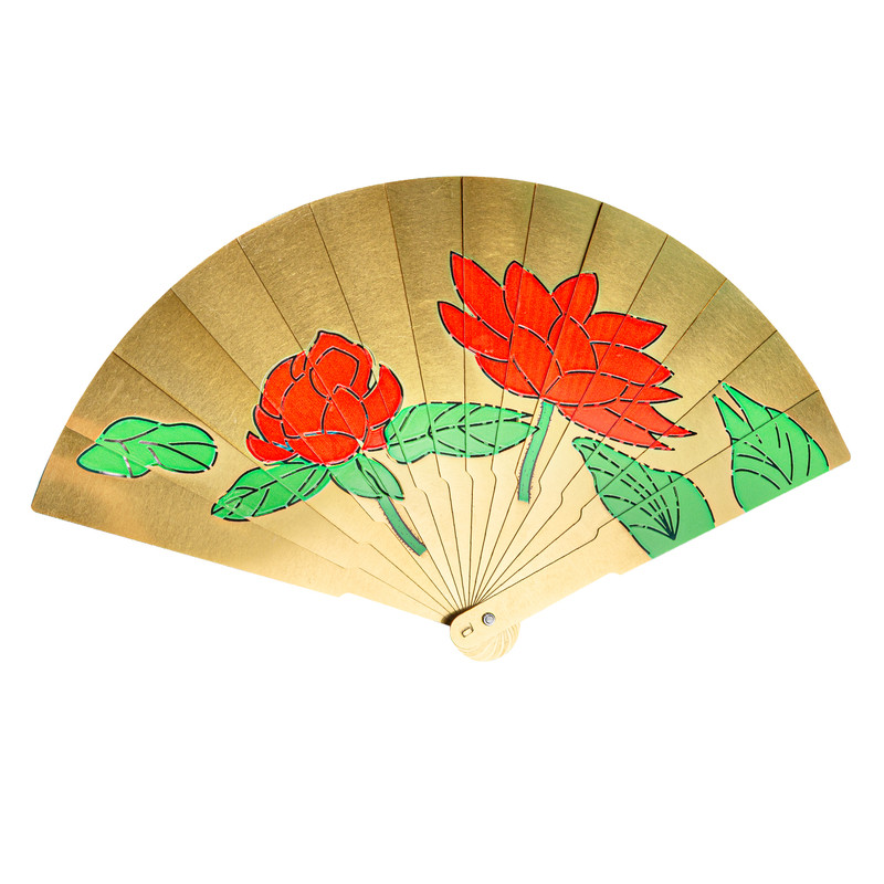 全钢童磨金色斩扇cos道具