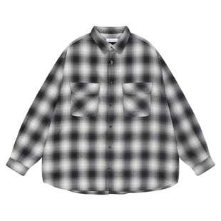 【博主同款】niko and...衬衫男26春新款宽松磨毛长袖上衣491491